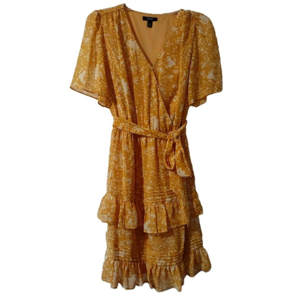 Simply Vera Vera Wang Dress Women's Small Flutter Sleeve Fairy Core Whimsical